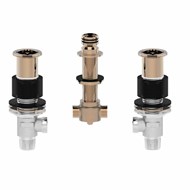 Rough valve only for low profile Deck Tub set